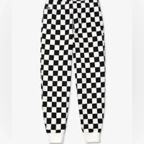 LACOSTE NWT UNISEX LIVE Checkered Jogger Pants - Picture 6 of 7
